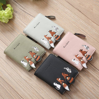 Korean version Cute folding Trendy Coin Purse Wallet