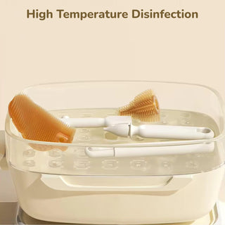 Multi-functional Portable Silicone Baby Feeding Bottle Brush Set