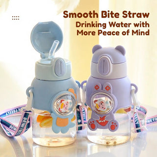 Zhongzhi 600ml PC Plastic Straw Cup Portable Space Bottle Edition