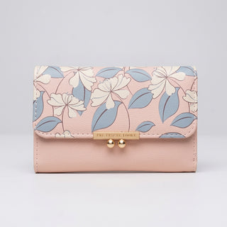 Korean Version Luxury Floral Design Women's Coin Purse Wallet