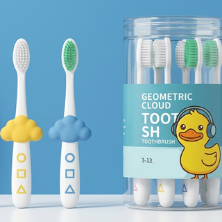 Cartoon Cloud Extremely 8Pcs Set Soft Bristles Toothbrush for Kids