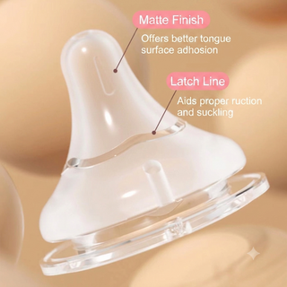Third Generation Pigeon Style Wide Diameter Feeding Bottle nipple