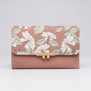 Korean Version Luxury Floral Design Women's Coin Purse Wallet