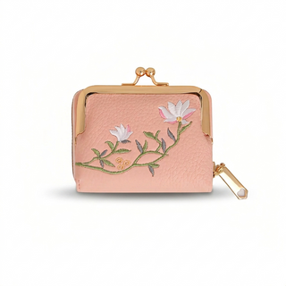 Women's Large Capacity Floral Design Coin Purse Card Holder Wallet