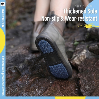 Non-Slip Silicone Shoe Covers Mid-Tube