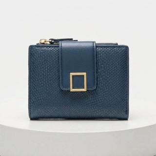 Melissa Coco Slim Bifold Women's Wallet with Portable Card Slots - Onyx
