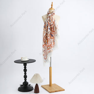 Ethnic Atmosphere Style Premium Cotton and Linen Scarf