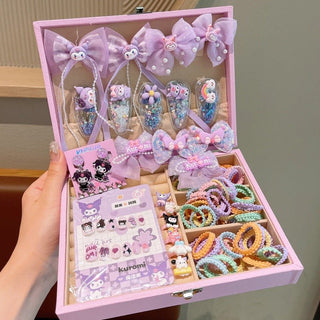 61 Pcs Exclusive Hair Accessories Set Gift Box for Girls