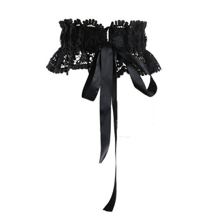 Lace Waist Belt Elastic Brace Black Ringa
