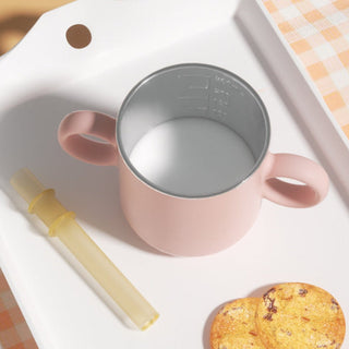 Children's Stainless Steel Water Cup With Straw cup