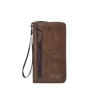 Men's Long Zipper Wallet Clutch with Multi-Card Slots #896
