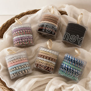 Women's High-Elastic Braided Ponytail Hair Ties Set