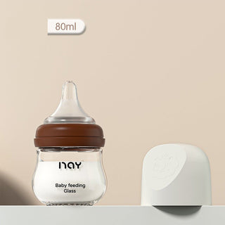 Nay Brand Premium Quality Glass Feeder Bottle for Baby
