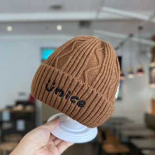 Korean version Children's Winter knitted Warm Beanie Cap