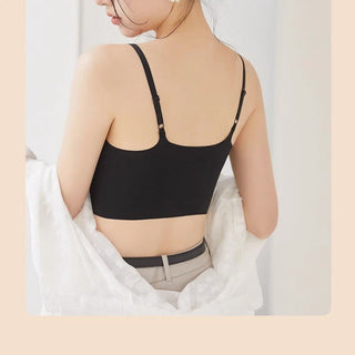 French Style Lace Integrated Suspender Padding Bra