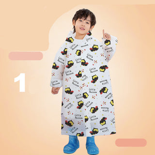 Disposable Card Raincoat for Kids and Adults with Cartoon Prints