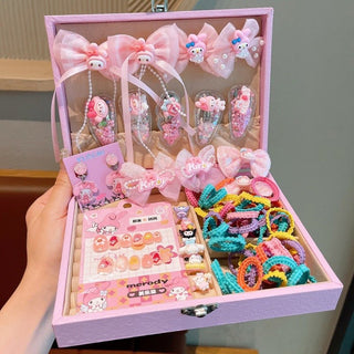 61 Pcs Exclusive Hair Accessories Set Gift Box for Girls
