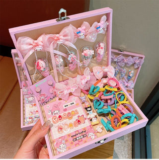61 Pcs Exclusive Hair Accessories Set Gift Box for Girls