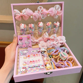 61 Pcs Exclusive Hair Accessories Set Gift Box for Girls