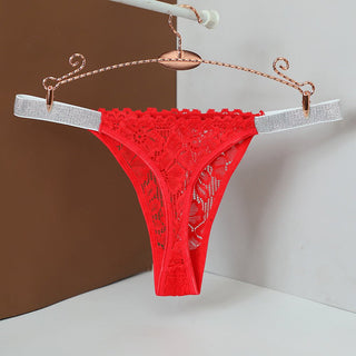 Women's Charming and Beautiful Mesh Fabric Thong Panties