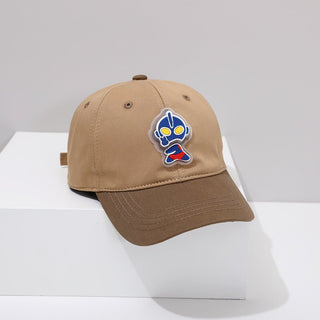Korean Style Ultraman Lightning Baseball Cap for Kids