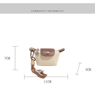 Genuine Leather Top Fashionable Mini Dumpling Pouch Bag