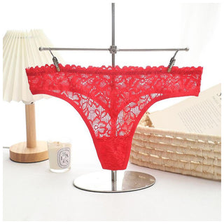 American Style Cut-Out Panties Temptation Cotton Lace Thong Panties