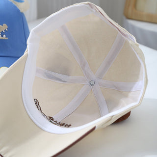 Little Crocodile Embroidered Baseball Cap for Children