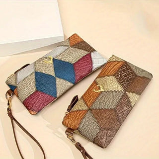 Retro Style Women's Luxury Versatile Zipper Purse
