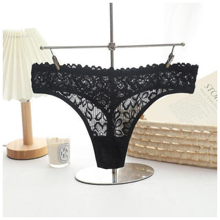 American Style Cut-Out Panties Temptation Cotton Lace Thong Panties
