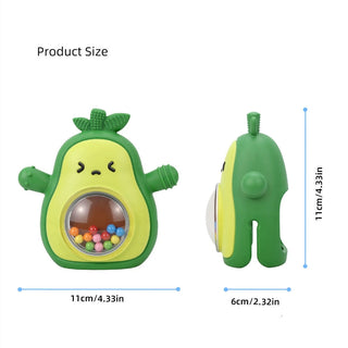 Food Grade Silicone Avocado Teething Toy for Babies