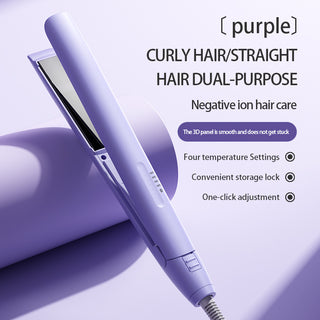 Professional 2-in-1 Ceramic Hair Straightener and Curler for Styling