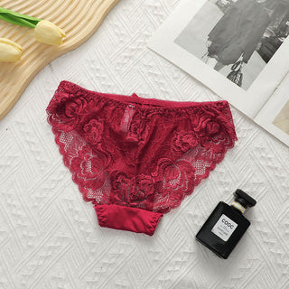 Elegant Lace Underwire Push Up Bra and Panty Set