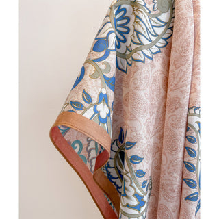 Luxury Personality Retro Design Both sided Floral Printed Viscose Scarf
