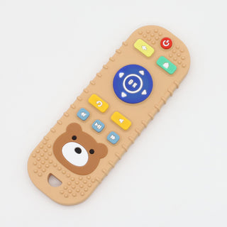 Remote Shaped Food Grade Silicone Anti Eating Hand Teether
