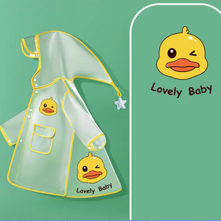Beimei F038 Kids EVA Raincoat for Boys Students Fun Print