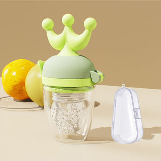 High Quality Royal Crown Baby Pacifier with Food Supplement Chamber