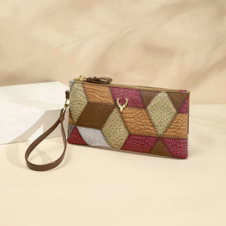 Retro Style Women's Luxury Versatile Zipper Purse
