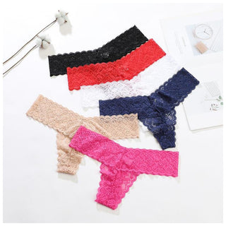 European Edition Comfortable Cotton Crotch Lace Women's Panties