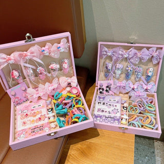 61 Pcs Exclusive Hair Accessories Set Gift Box for Girls