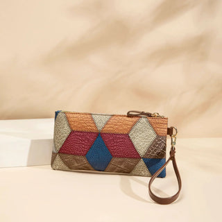 Retro Style Women's Luxury Versatile Zipper Purse