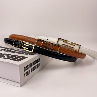 Exotic Glossy Korean Style Fashion Belt for Female