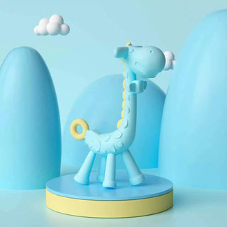 Food Grade Silicone Giraffe Soothing Teether for Children