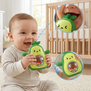 Food Grade Silicone Avocado Teething Toy for Babies