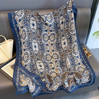 Retro European Style Premium Cotton and Linen Scarf
