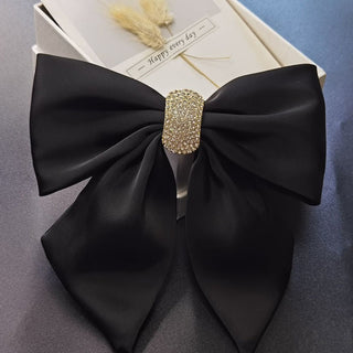 Satin Bow Hair Clip for Girls Princess Style