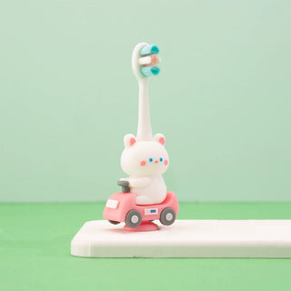 Ultra Soft Gum Free Children's Toothbrush with Cartoon Car