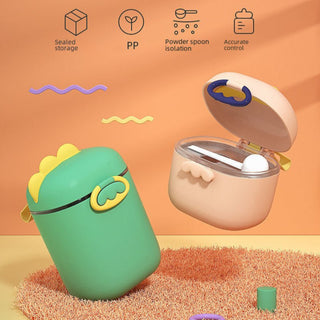 High Quality Air Tide Baby Milk Powder and Baby Food Carrying Box with Spoon