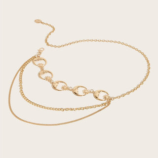 Moon & Star Shaped Elegant Waist Chain for Female