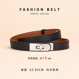 Women's Irregular Alloy Buckle Belt